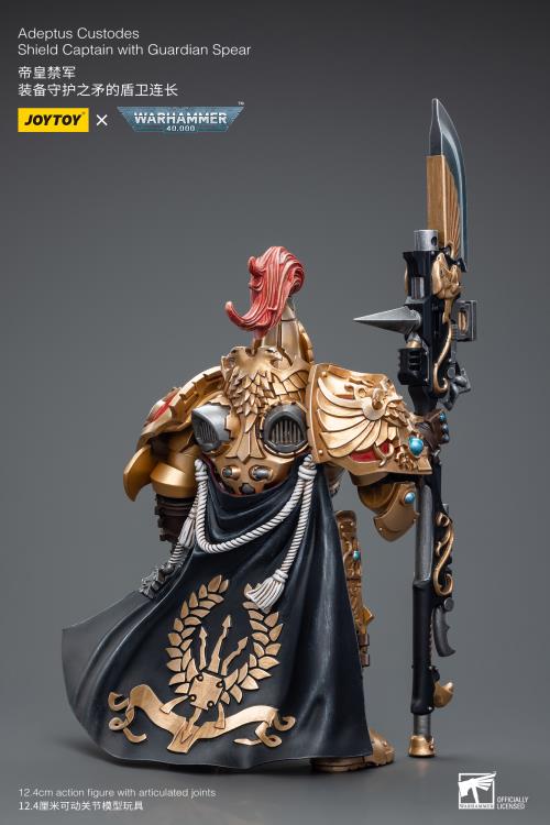 Adeptus Custodes Shield Captain with Guardian Spear 1/18 Scale | Warhammer 40K | Joy Toy 