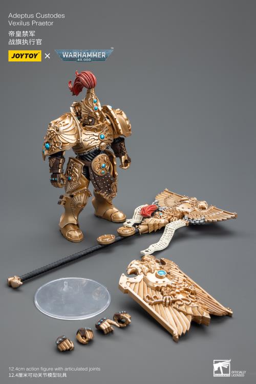 Adeptus Custodes Vexilus Praetor 1/18 Scale | Warhammer 40K | Joy Toy 