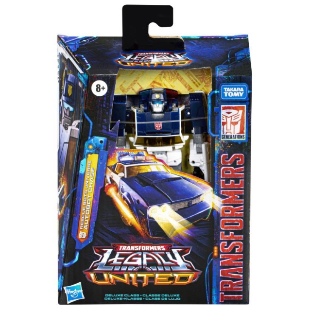 Rescue Bots Universe Autobot Chase Deluxe Class | Transformers: Legacy United