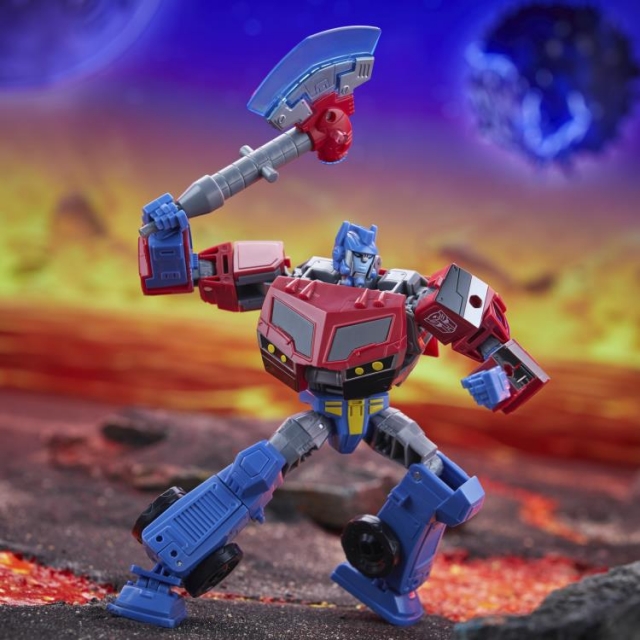 Animated Universe Optimus Prime Voyager Class | Transformers: Legacy United