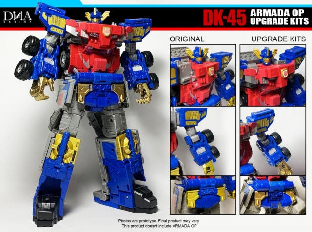 DK-45 Upgrade Kit for Transformers: Legacy Evolution Leader Commander Armada Universe Optimus Prime | Dna Design | Upgrade Kit