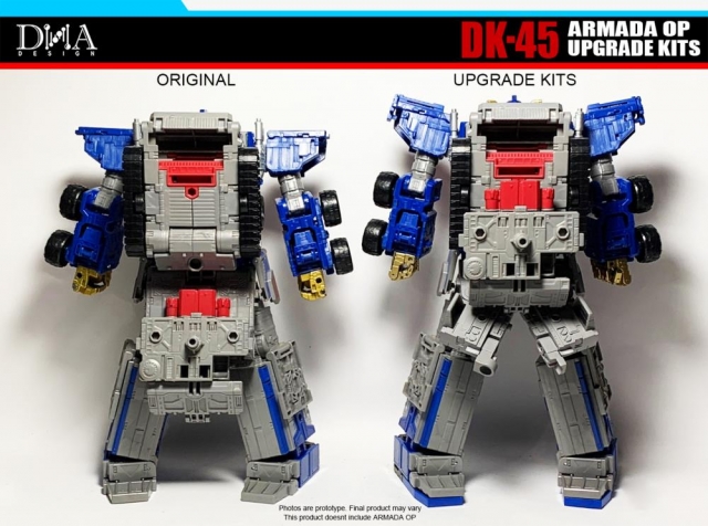 DK-45 Upgrade Kit for Transformers: Legacy Evolution Leader Commander Armada Universe Optimus Prime | Dna Design | Upgrade Kit