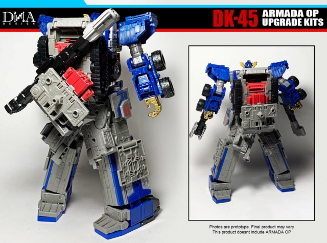 DK-45 Upgrade Kit for Transformers: Legacy Evolution Leader Commander Armada Universe Optimus Prime | Dna Design | Upgrade Kit