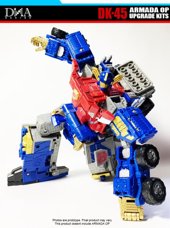 DK-45 Upgrade Kit for Transformers: Legacy Evolution Leader Commander Armada Universe Optimus Prime | Dna Design | Upgrade Kit