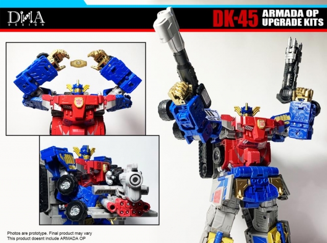 DK-45 Upgrade Kit for Transformers: Legacy Evolution Leader Commander Armada Universe Optimus Prime | Dna Design | Upgrade Kit