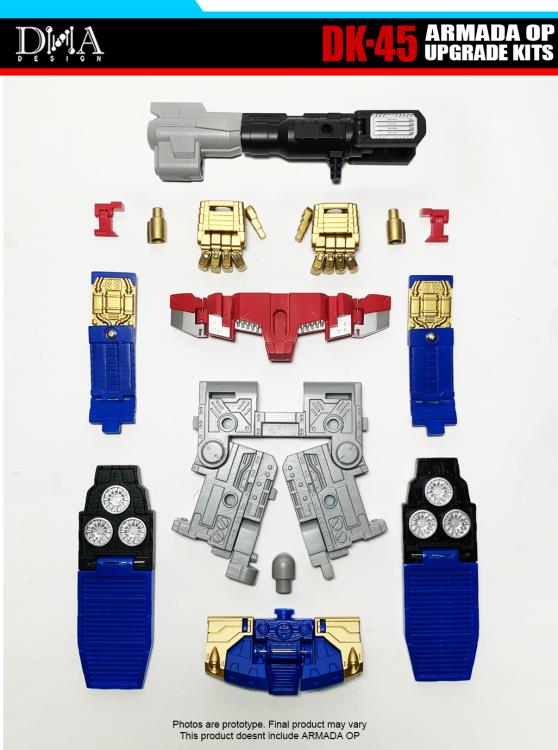 DK-45 Upgrade Kit for Transformers: Legacy Evolution Leader Commander Armada Universe Optimus Prime | Dna Design | Upgrade Kit