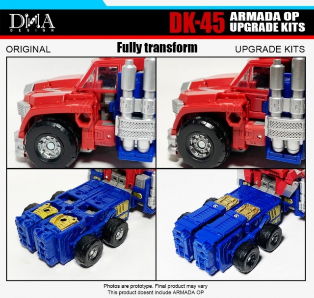 DK-45 Upgrade Kit for Transformers: Legacy Evolution Leader Commander Armada Universe Optimus Prime | Dna Design | Upgrade Kit