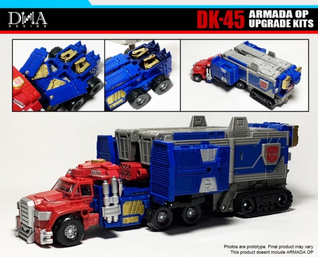DK-45 Upgrade Kit for Transformers: Legacy Evolution Leader Commander Armada Universe Optimus Prime | Dna Design | Upgrade Kit
