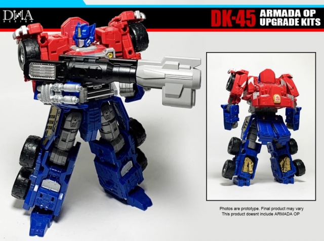 DK-45 Upgrade Kit for Transformers: Legacy Evolution Leader Commander Armada Universe Optimus Prime | Dna Design | Upgrade Kit