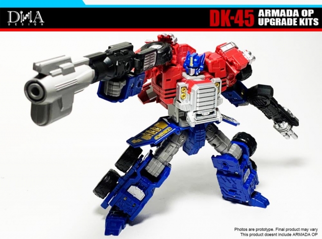 DK-45 Upgrade Kit for Transformers: Legacy Evolution Leader Commander Armada Universe Optimus Prime | Dna Design | Upgrade Kit