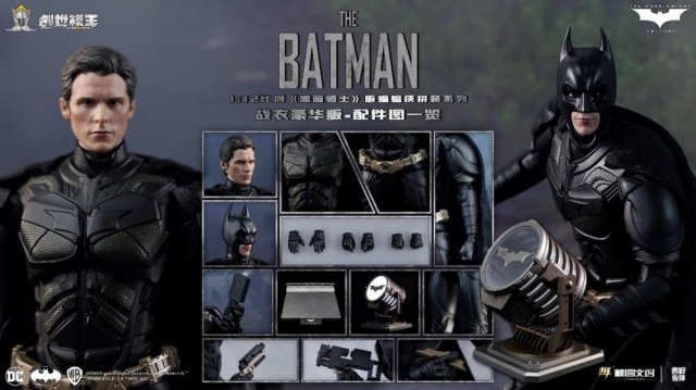 Batman and Bat-Signal Deluxe Model Kit 1/12 Scale | Batman: The Dark Knight | Modoking