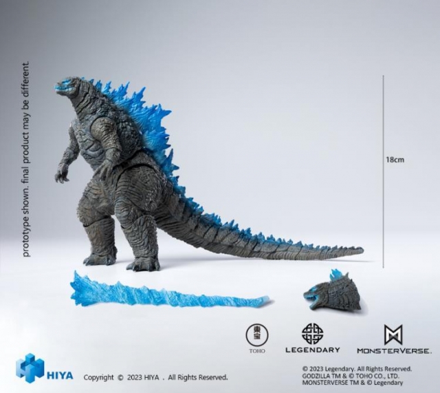 Heat Ray Godzilla Translucent Version Exquisite Basic | Godzilla Vs Kong (2021) | Hiya Toys
