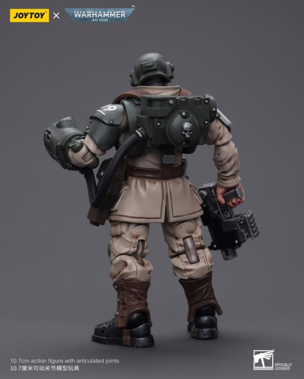 Astra Militarum Cadian Command Squad Veteran Sergeant with Power Fist 1/18 Scale | Warhammer 40K | Joy Toy