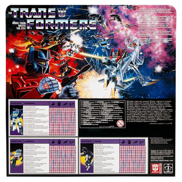 Transformers G1 Soundwave, Laserbeak, and Ravage | Transformers Vintage G1 Reissues 40th Anniversary