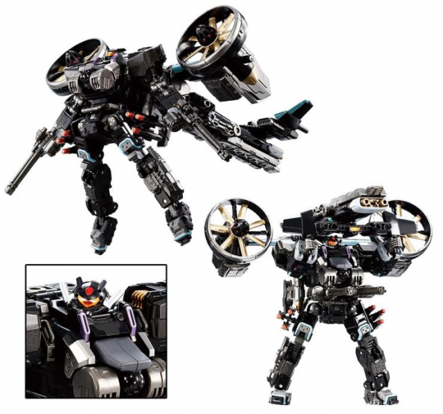 TM-22 Tactical Mover Garuda Versaulter Gyro Lifter Unit Raven | Diaclone Reboot