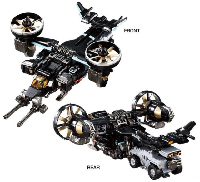 TM-22 Tactical Mover Garuda Versaulter Gyro Lifter Unit Raven | Diaclone Reboot