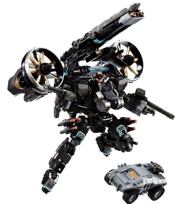 TM-22 Tactical Mover Garuda Versaulter Gyro Lifter Unit Raven | Diaclone Reboot
