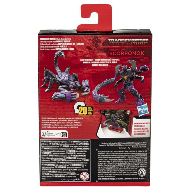 107 Predacon Scorponok Deluxe Class | Transformers Studio Series | Transformers: Rise Of The Beasts