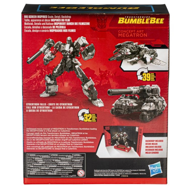 109 Concept Art Megatron Leader Class | Transformers Studio Series | Transformers: Bumblebee