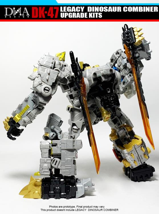 DK-47 Upgrade Kit for Transformers Legacy Dinosaur Combiner Figures | Dna Design | Upgrade Kit