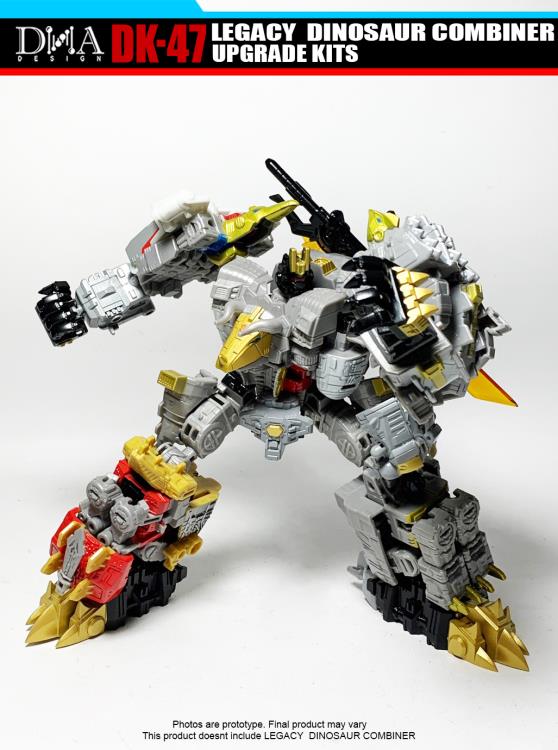 DK-47 Upgrade Kit for Transformers Legacy Dinosaur Combiner Figures | Dna Design | Upgrade Kit