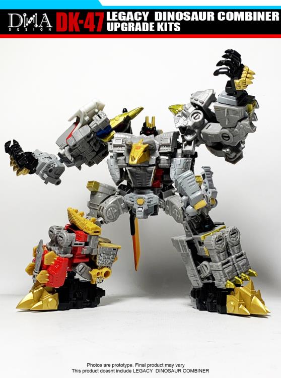 DK-47 Upgrade Kit for Transformers Legacy Dinosaur Combiner Figures | Dna Design | Upgrade Kit