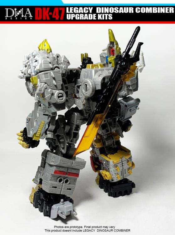 DK-47 Upgrade Kit for Transformers Legacy Dinosaur Combiner Figures | Dna Design | Upgrade Kit