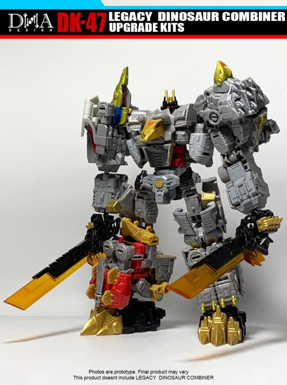 DK-47 Upgrade Kit for Transformers Legacy Dinosaur Combiner Figures | Dna Design | Upgrade Kit