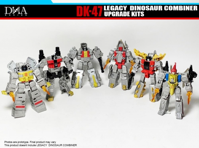DK-47 Upgrade Kit for Transformers Legacy Dinosaur Combiner Figures | Dna Design | Upgrade Kit