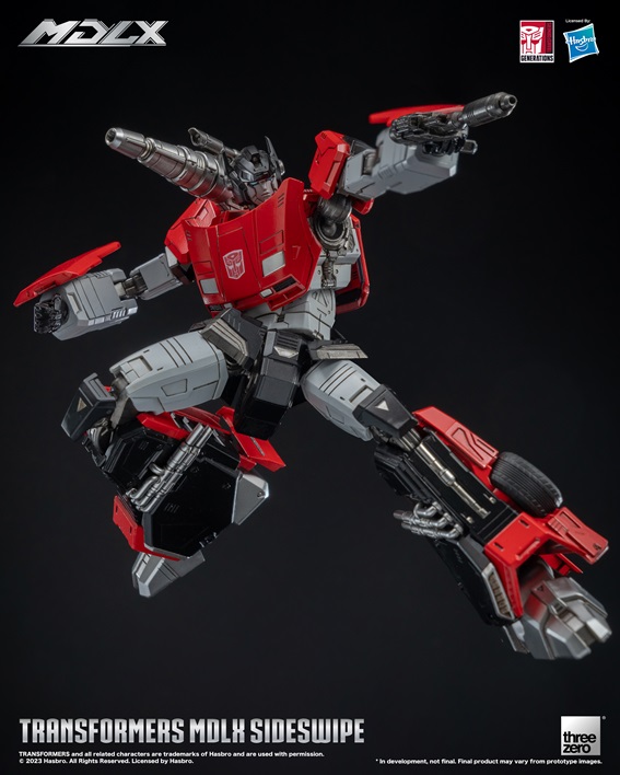 Sideswipe MDLX Scale Collectible Figure | Transformers | Threezero