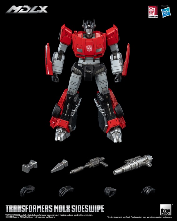 Sideswipe MDLX Scale Collectible Figure | Transformers | Threezero