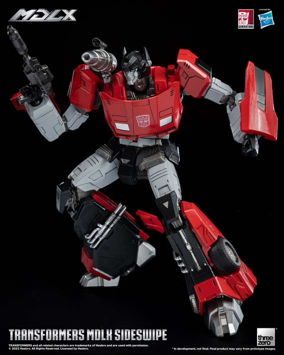 Sideswipe MDLX Scale Collectible Figure | Transformers | Threezero