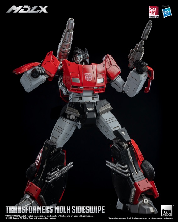 Sideswipe MDLX Scale Collectible Figure | Transformers | Threezero