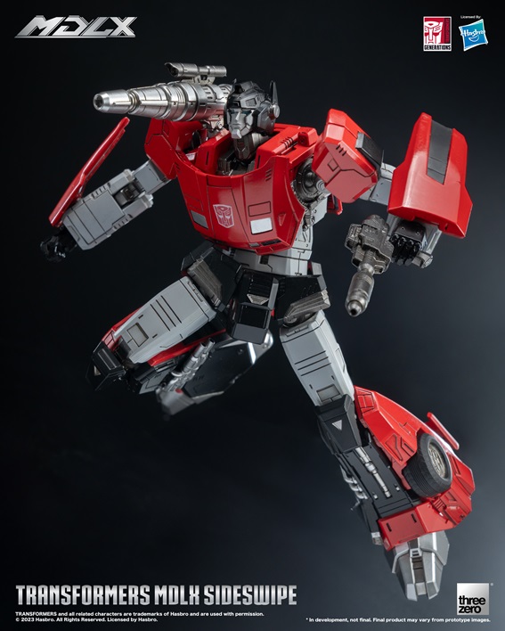 Sideswipe MDLX Scale Collectible Figure | Transformers | Threezero