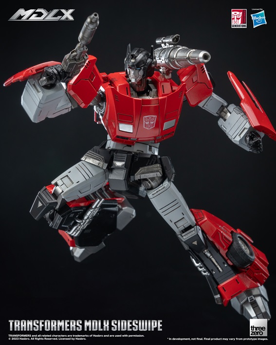 Sideswipe MDLX Scale Collectible Figure | Transformers | Threezero