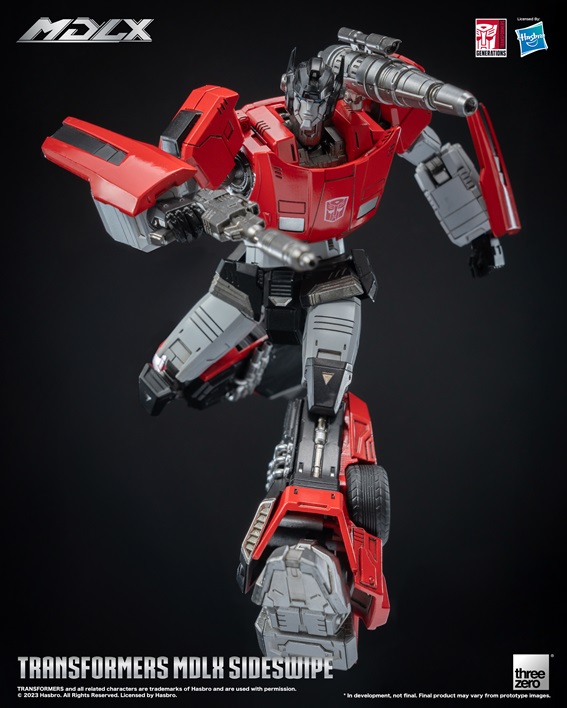 Sideswipe MDLX Scale Collectible Figure | Transformers | Threezero