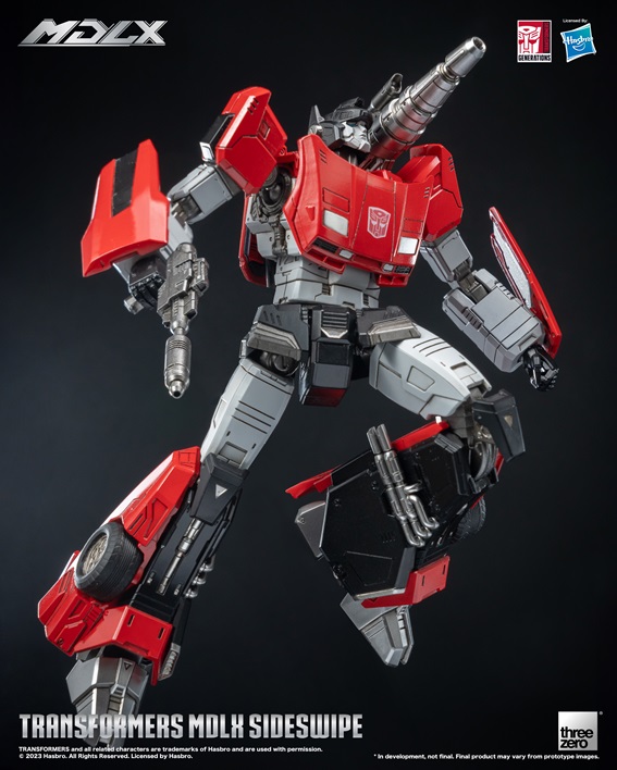 Sideswipe MDLX Scale Collectible Figure | Transformers | Threezero