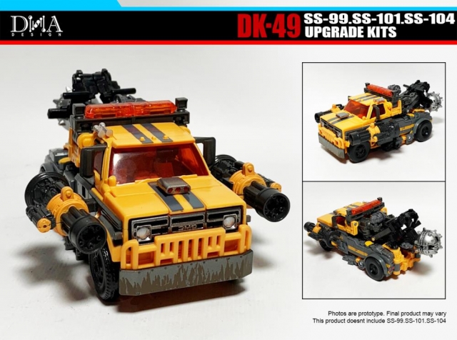DK-49 Upgrade Kit for Transformers Studio Series 99, SS101, and Studio Series 104 | Dna Design | Upgrade Kit