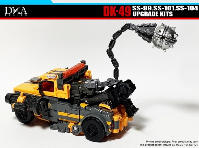 DK-49 Upgrade Kit for Transformers Studio Series 99, SS101, and Studio Series 104 | Dna Design | Upgrade Kit