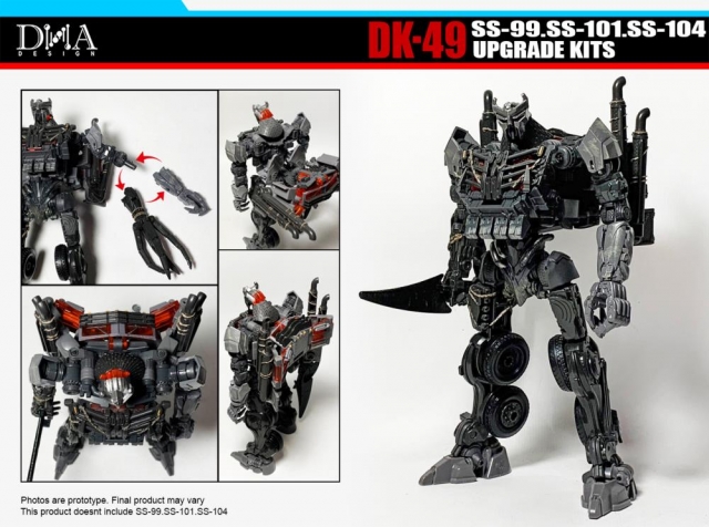 DK-49 Upgrade Kit for Transformers Studio Series 99, SS101, and Studio Series 104 | Dna Design | Upgrade Kit