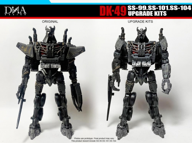 DK-49 Upgrade Kit for Transformers Studio Series 99, SS101, and Studio Series 104 | Dna Design | Upgrade Kit