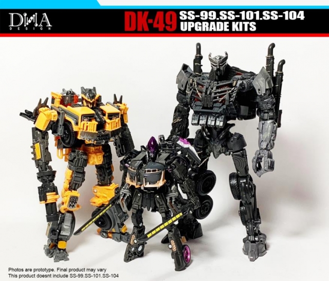 DK-49 Upgrade Kit for Transformers Studio Series 99, SS101, and Studio Series 104 | Dna Design | Upgrade Kit