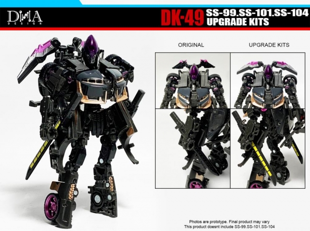 DK-49 Upgrade Kit for Transformers Studio Series 99, SS101, and Studio Series 104 | Dna Design | Upgrade Kit