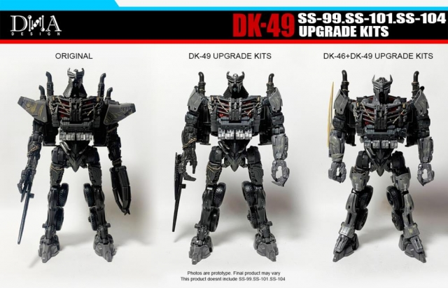 DK-49 Upgrade Kit for Transformers Studio Series 99, SS101, and Studio Series 104 | Dna Design | Upgrade Kit