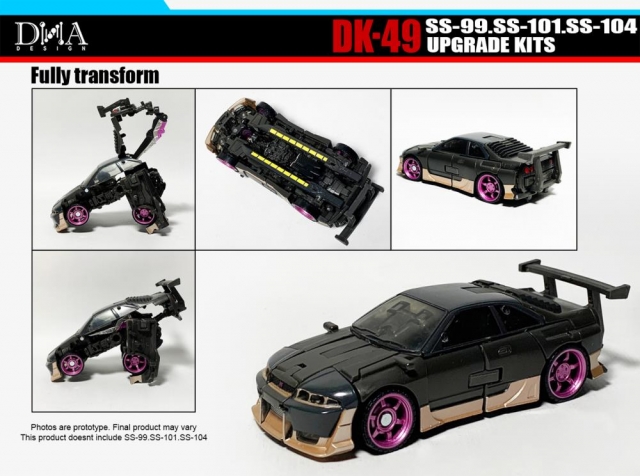 DK-49 Upgrade Kit for Transformers Studio Series 99, SS101, and Studio Series 104 | Dna Design | Upgrade Kit