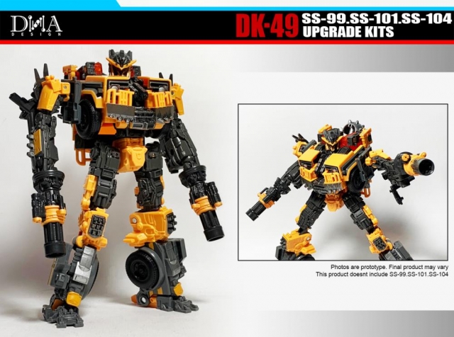 DK-49 Upgrade Kit for Transformers Studio Series 99, SS101, and Studio Series 104 | Dna Design | Upgrade Kit