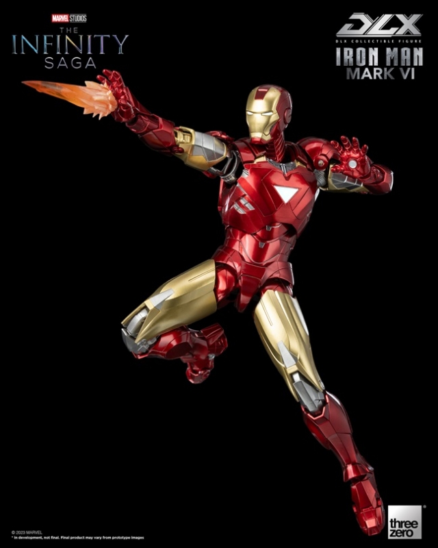 Iron Man Mark 6 DLX Collectible Figure | Threezero Avengers: Infinity Saga DLX