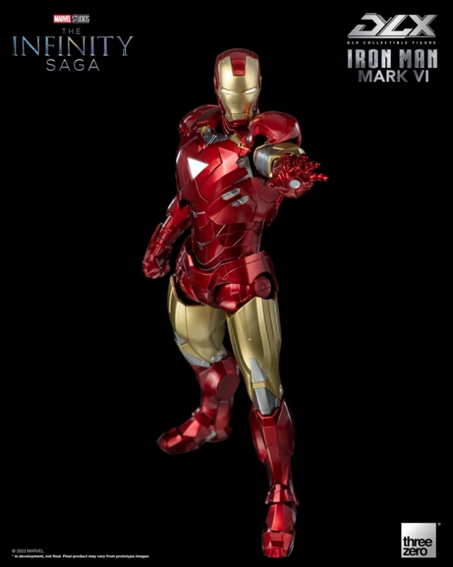 Iron Man Mark 6 DLX Collectible Figure | Threezero Avengers: Infinity Saga DLX