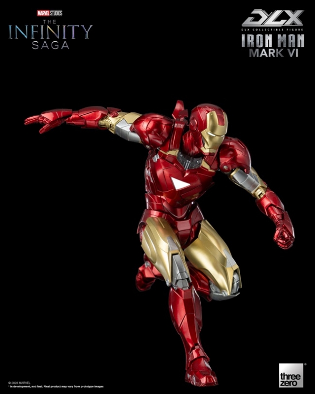 Iron Man Mark 6 DLX Collectible Figure | Threezero Avengers: Infinity Saga DLX