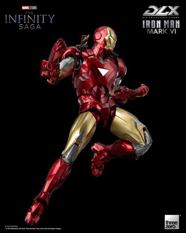 Iron Man Mark 6 DLX Collectible Figure | Threezero Avengers: Infinity Saga DLX